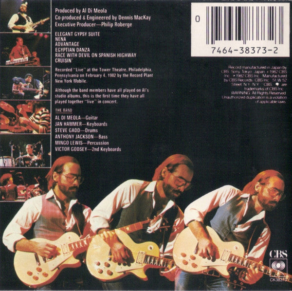 Al Di Meola - Tour De Force - "Live" (CD) Image