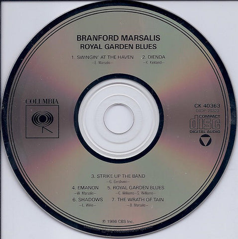 Branford Marsalis - Royal Garden Blues (CD) Image