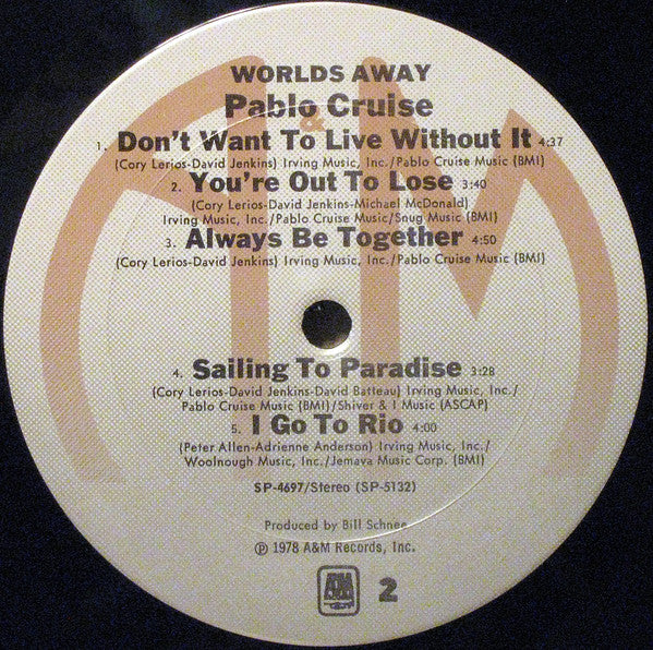 Pablo Cruise - Worlds Away (Vinyl) Image