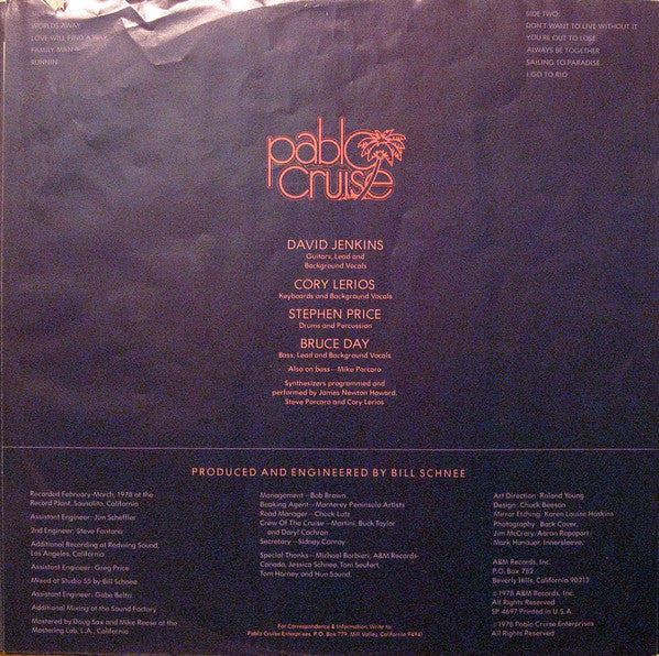 Pablo Cruise - Worlds Away (Vinyl) Image