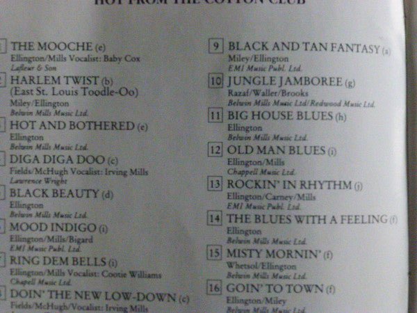 Duke Ellington - Hot From The Cotton Club (CD) Image