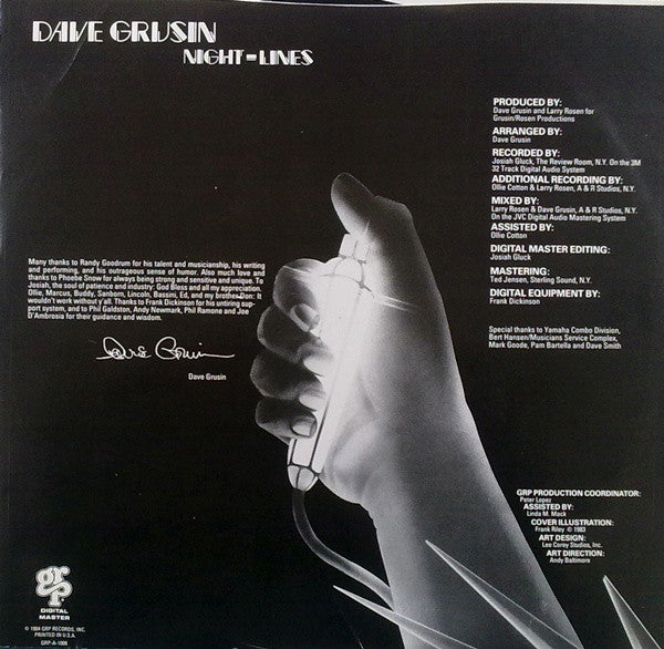 Dave Grusin - Night-Lines (Vinyl) Image