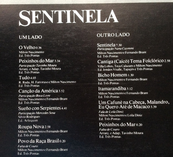 Milton Nascimento - Sentinela (Vinyl) Image