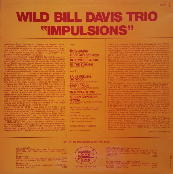 Wild Bill Davis Trio - Impulsions (Vinyl) Image