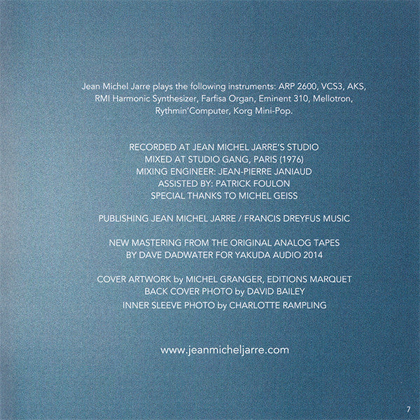 Jean-Michel Jarre - Oxygene (CD) Image