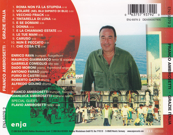 Franco Ambrosetti - Grazie Italia (CD) Image