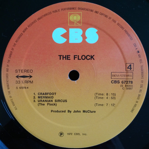 Flock, The - The Flock (Vinyl) (2 LP) Image