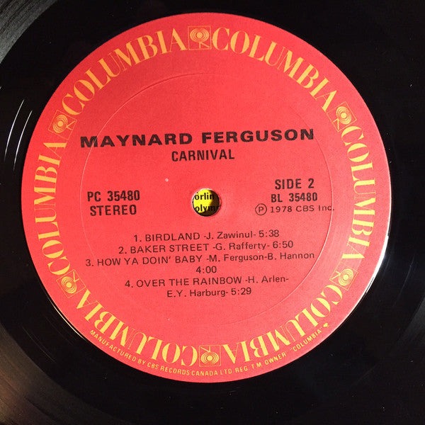 Maynard Ferguson - Carnival (Vinyl) Image