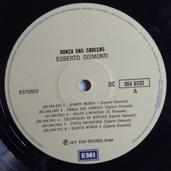 Egberto Gismonti - DanÃ§a Das CabeÃ§as (Vinyl) Image