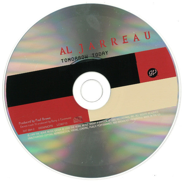 Al Jarreau - Tomorrow Today (CD) Image