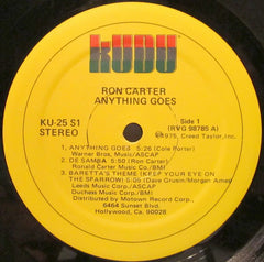 Ron Carter - Anything Goes (Vinyl) Image