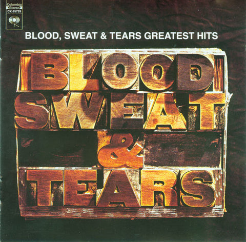 Blood, Sweat And Tears - Blood, Sweat And Tears Greatest Hits (CD) Image