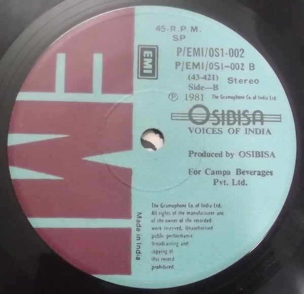 Osibisa - Raghupati Raghava Raja Ram (45-RPM) Image