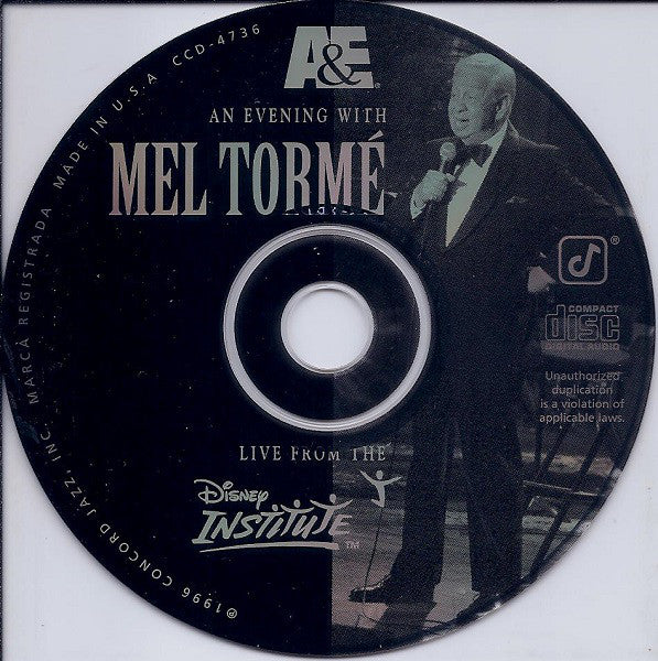 Mel TormÃ© - An Evening With Mel TormÃ© (Live From The Disney Institute) (CD) Image