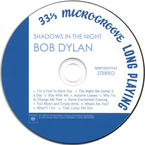 Bob Dylan - Shadows In The Night (CD) Image