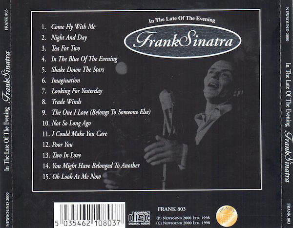 Frank Sinatra - In The Late Of The Evening (CD) Image