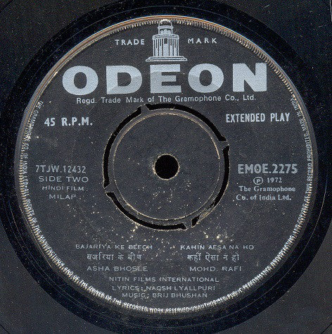 Brij Bhushan - Milap (45-RPM) Image