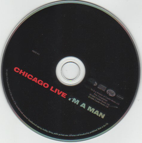 Chicago (2) - Chicago Live I'm A Man (CD) Image