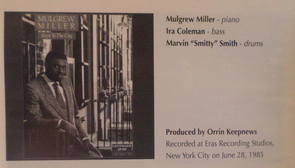 Mulgrew Miller - Chapters 1 And 2 (CD) Image