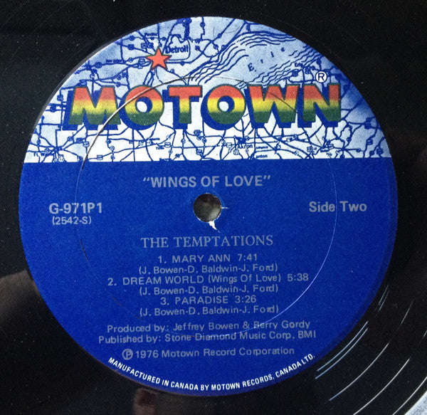 Temptations, The - Wings Of Love (Vinyl) Image