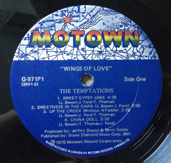 Temptations, The - Wings Of Love (Vinyl) Image
