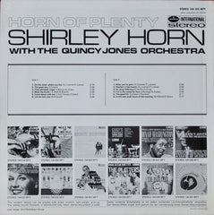 Shirley Horn With Quincy Jones And His Orchestra - Horn Of Plenty (Vinyl) Image