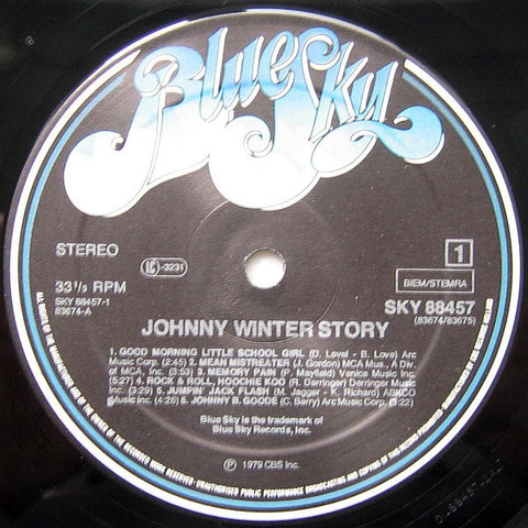 Johnny Winter - Johnny Winter Story ('69 To '78) (Vinyl) (2 LP) Image
