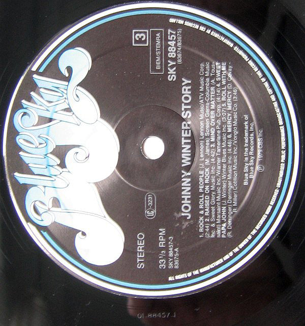 Johnny Winter - Johnny Winter Story ('69 To '78) (Vinyl) (2 LP) Image