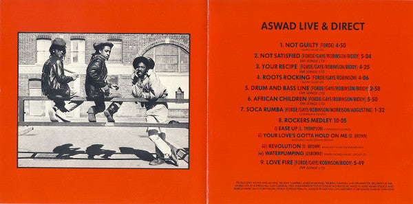 Aswad - Live And Direct (CD) Image