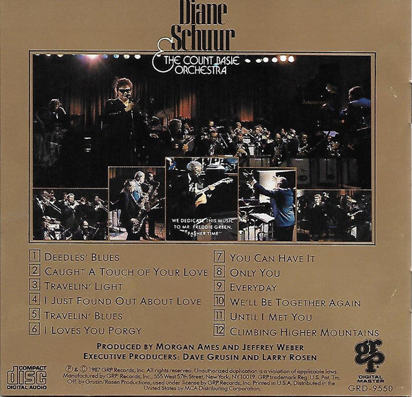 Diane Schuur & Count Basie Orchestra - Diane Schuur And The Count Basie Orchestra (CD) Image