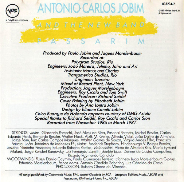 Antonio Carlos Jobim - Passarim (CD) Image