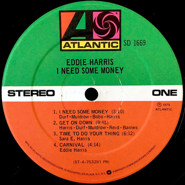 Eddie Harris - I Need Some Money (Vinyl) Image
