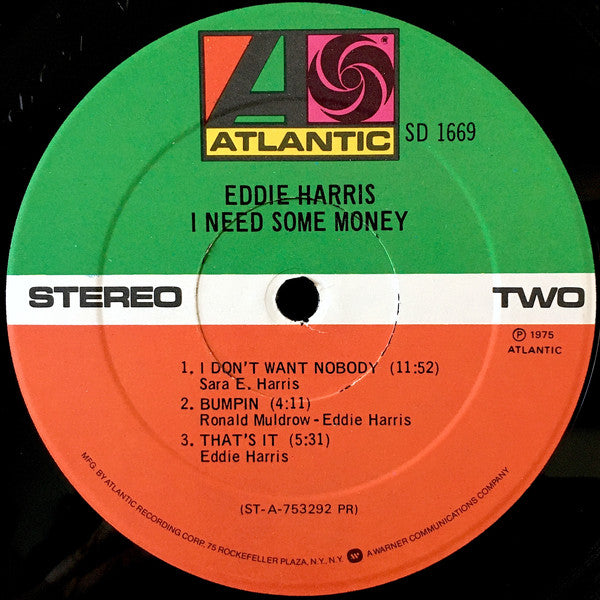 Eddie Harris - I Need Some Money (Vinyl) Image