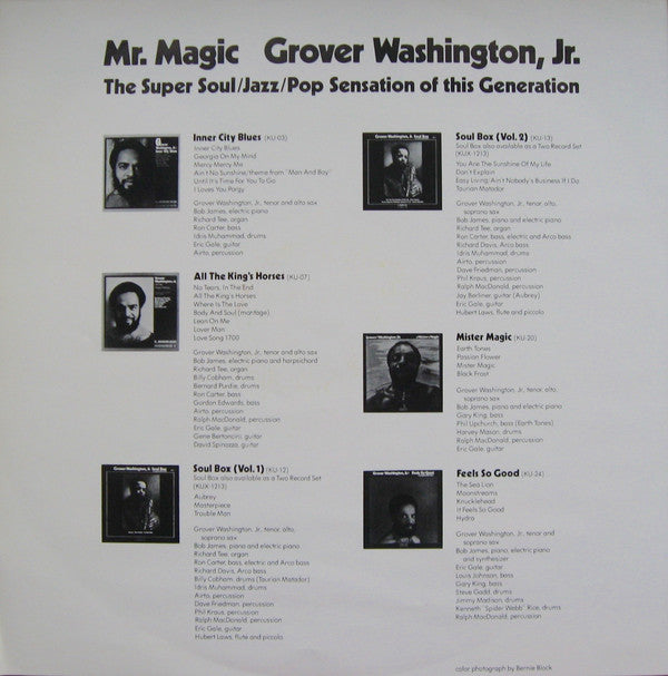 Grover Washington, Jr. - Soul Box Vol. 2 (Vinyl) Image