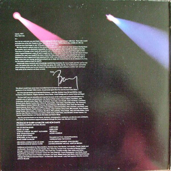 Barry Manilow - Live (Vinyl) (2 LP) Image