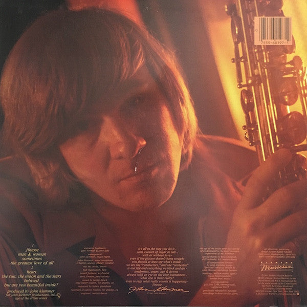 John Klemmer - Finesse (Vinyl) Image