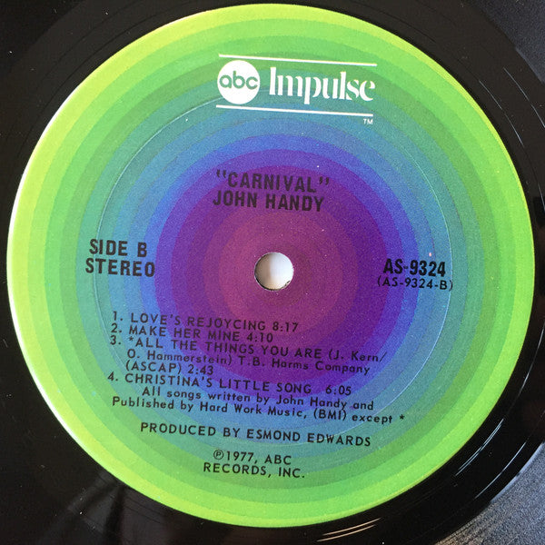 John Handy - Carnival (Vinyl) Image