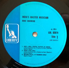 Ravi Shankar - India's Master Musician (Vinyl) Image