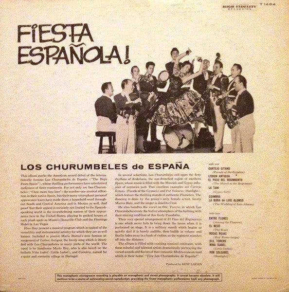 Los Churumbeles De EspaÃ±a - Fiesta Espanola (Vinyl) Image