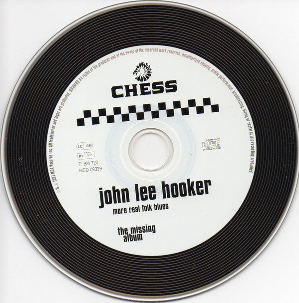 John Lee Hooker - More Real Folk Blues Â· The Missing Album (CD) Image