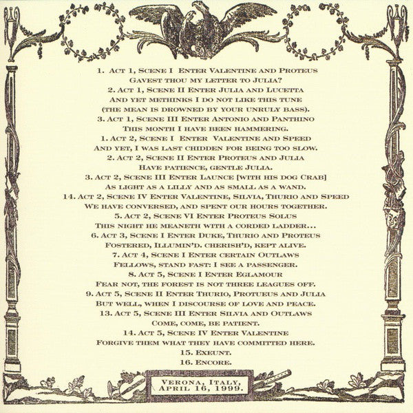 Chris Cutler & Fred Frith - 2 Gentlemen In Verona (CD) Image