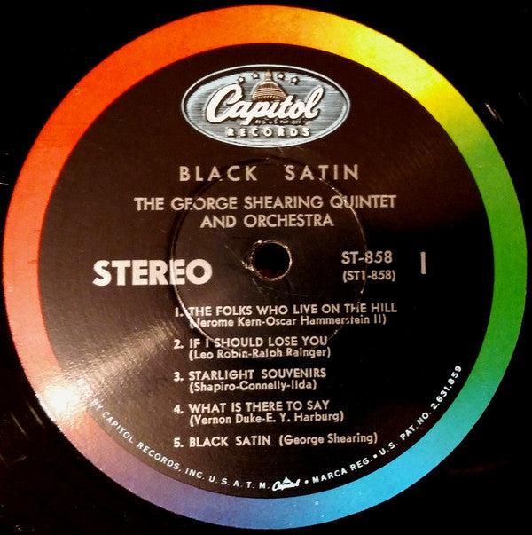 George Shearing Quintet, The - Black Satin (Vinyl) Image