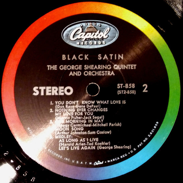 George Shearing Quintet, The - Black Satin (Vinyl) Image