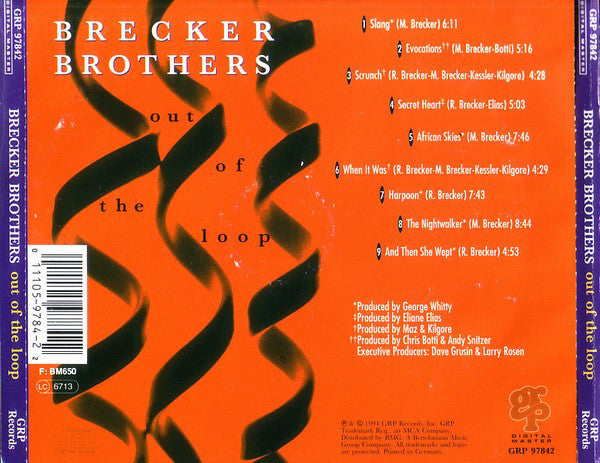 Brecker Brothers, The - Out Of The Loop (CD) Image