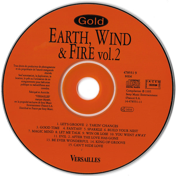 Earth, Wind & Fire - Earth, Wind & Fire Vol. 2 (CD) Image