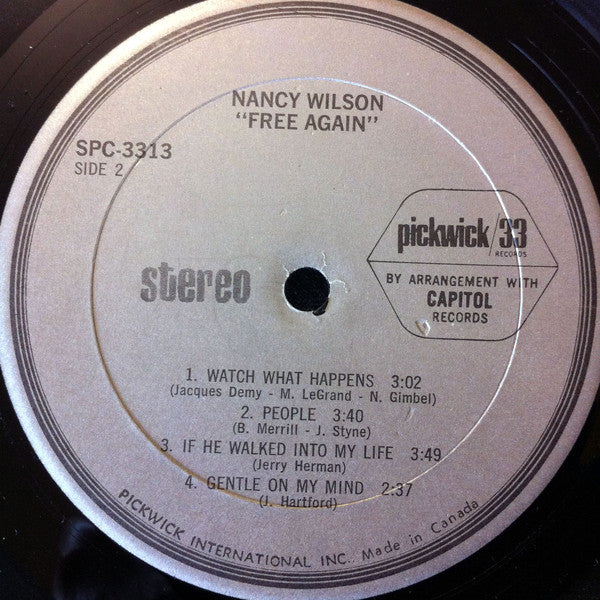 Nancy Wilson - Free Again (Vinyl) Image