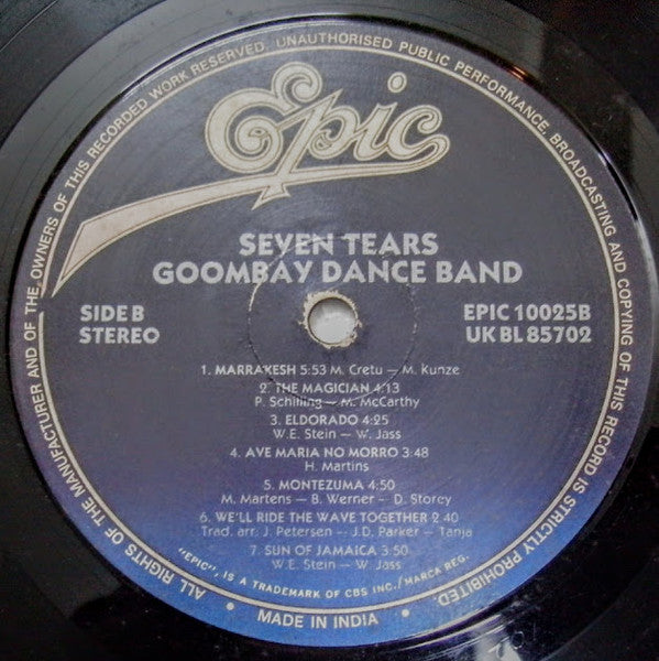 Goombay Dance Band - Seven Tears (Vinyl) Image