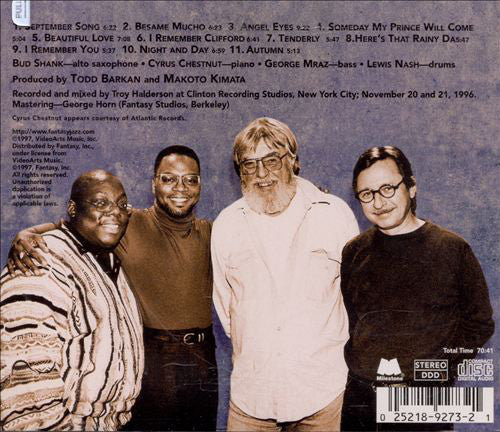 Bud Shank - By Request - Bud Shank Meets the Rhythm Section (CD) Image