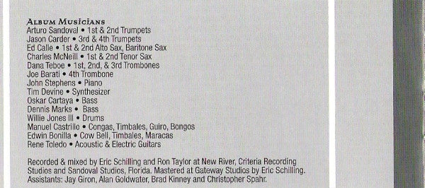 Arturo Sandoval - Hot House (CD) Image