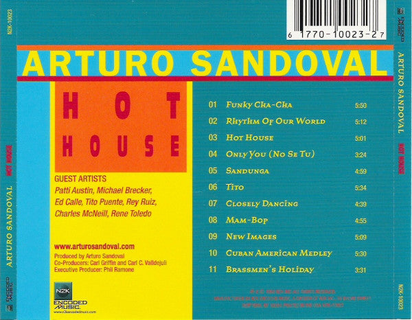 Arturo Sandoval - Hot House (CD) Image